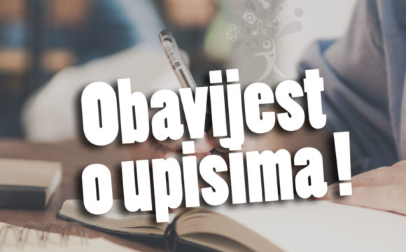 Prijave i upisi za učenike koji su boravili u Domu
