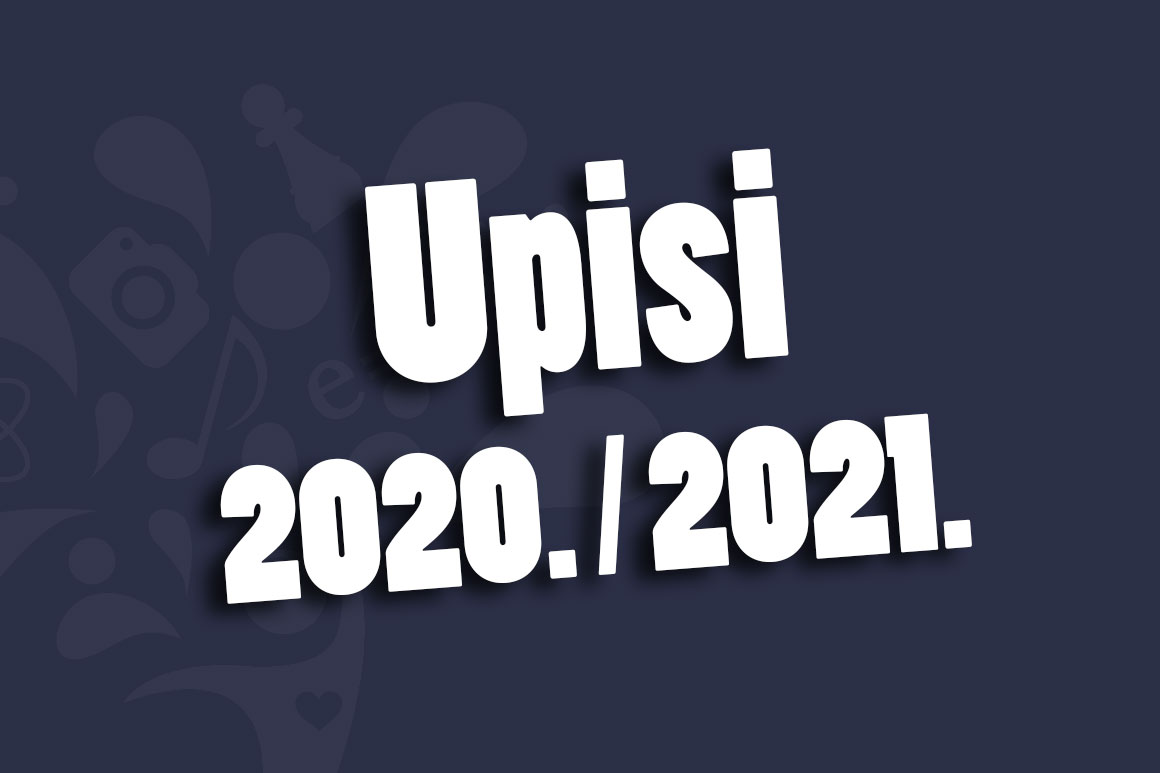 Upisni rokovi 2020./2021. Upisni rokovi 2020./2021.